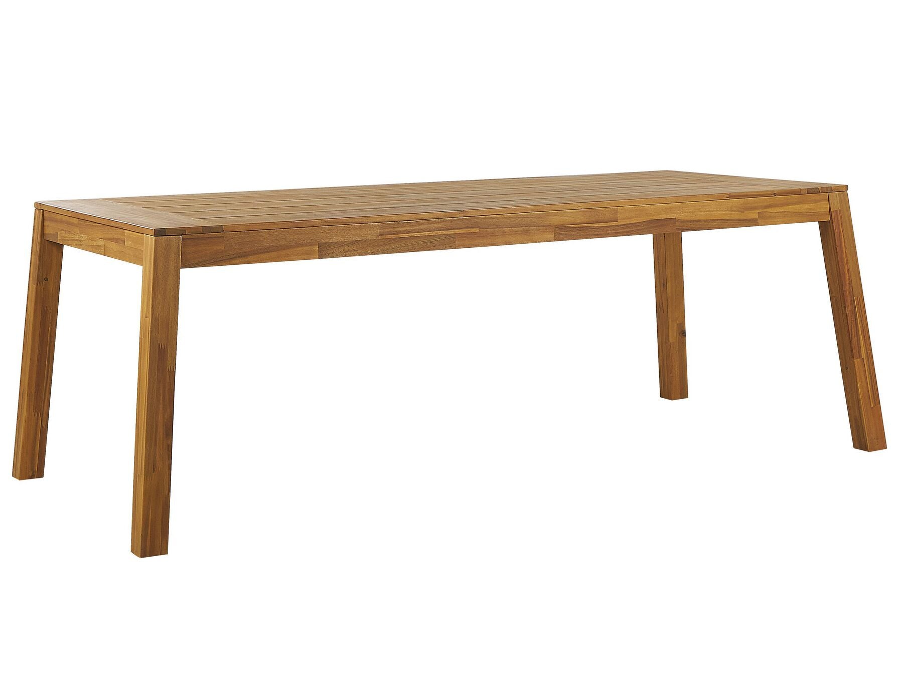 Garden Dining Set 6 Seater LIVORNO Acacia Wood Brown
