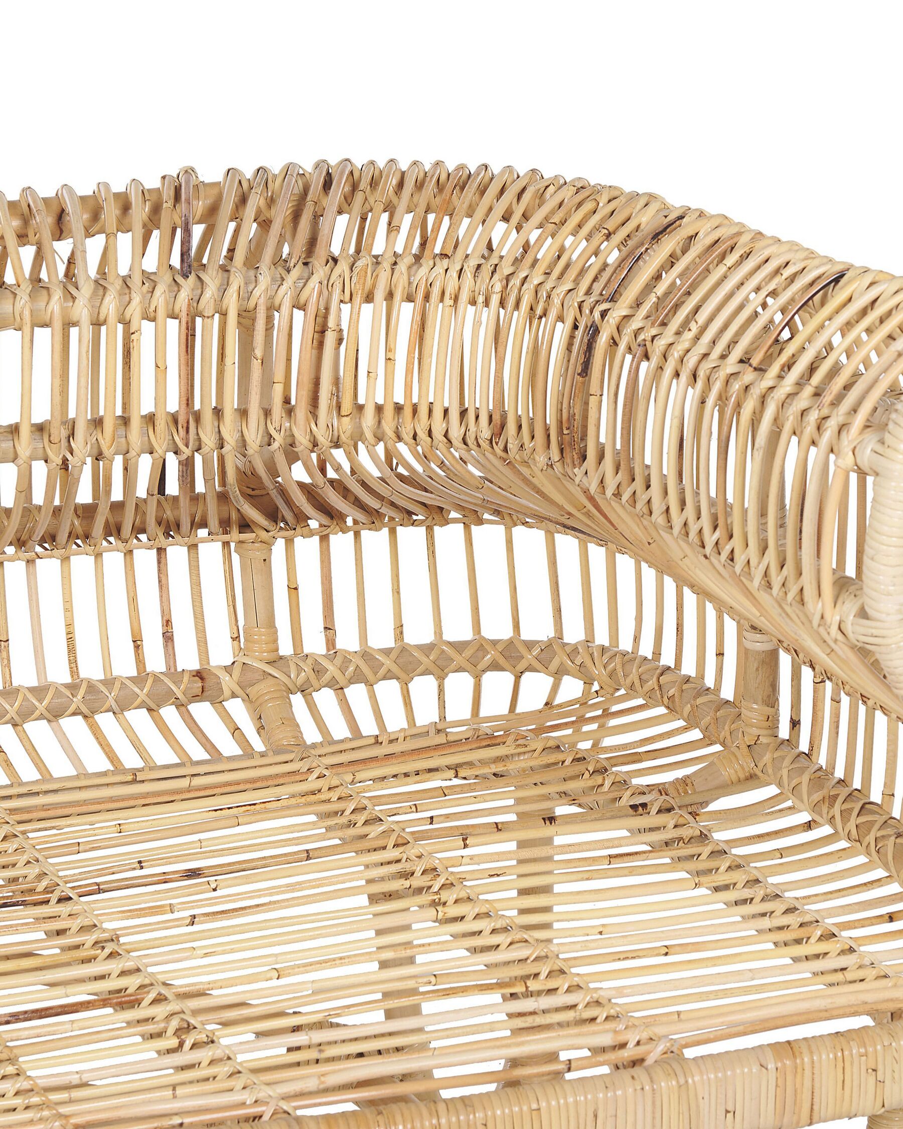 Garden Armchair DOLCEDO Rattan Natural