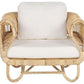 Garden Sofa Set 4 Seater Rattan Beige