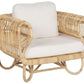 Garden Sofa Set 4 Seater Rattan Beige
