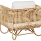 Garden Sofa Set 4 Seater Rattan Beige