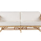 Garden Sofa Set 4 Seater Rattan Beige
