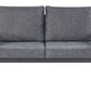 Garden Lounge Set with Table 4 Seater DELIA Metal Grey