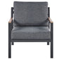 Garden Lounge Set with Table 4 Seater DELIA Metal Grey