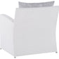 Garden Lounge Set with Table 4 Seater MARINO PE Rattan White