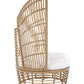 Garden Armchair LIDO Rattan Beige