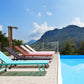 Aluminium Reclining Sun Lounger Black PORTOFINO