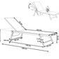 Aluminium Reclining Sun Lounger Pink PORTOFIN