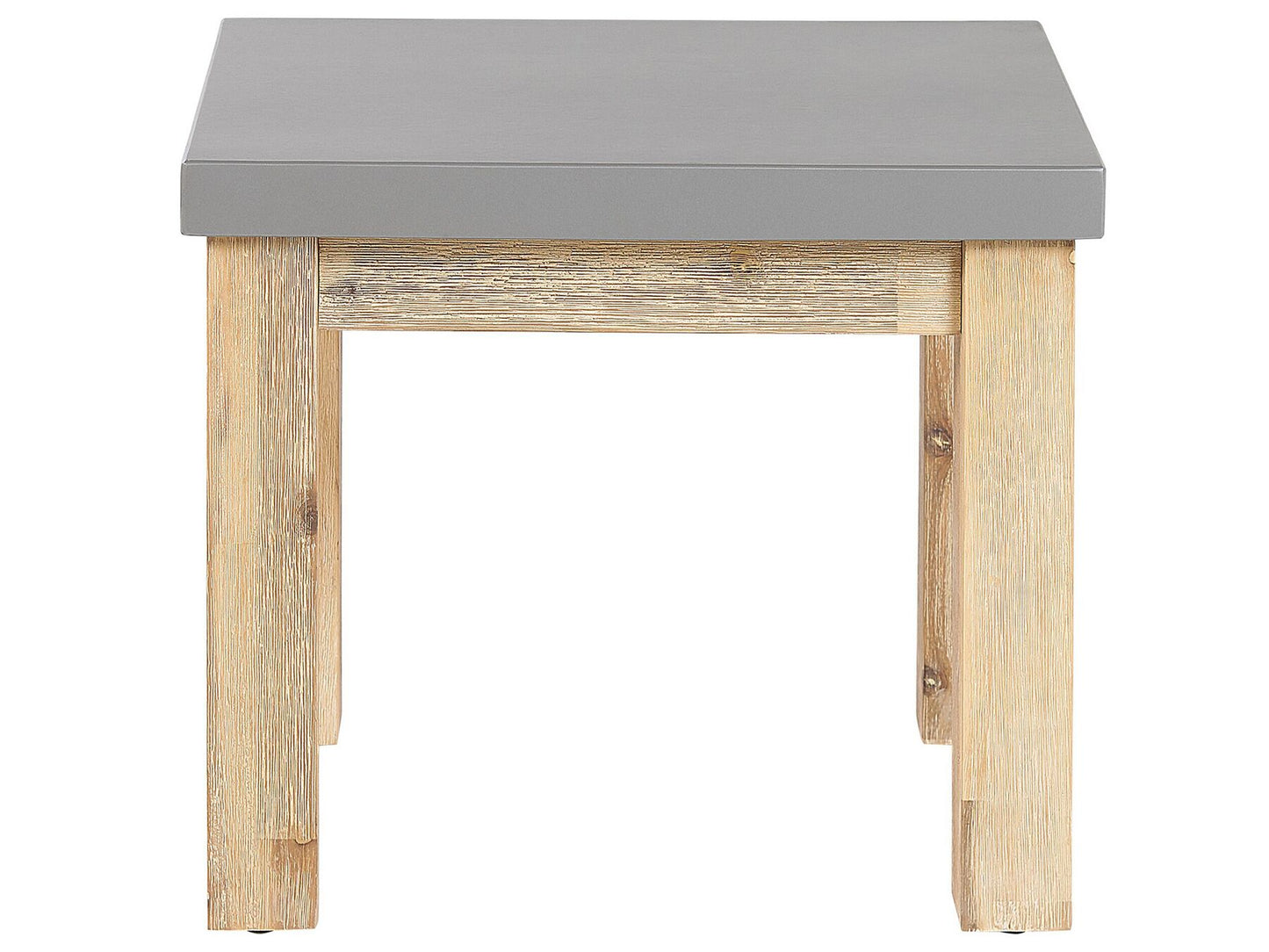 Garden Dining Set with Stools 6 Seater OSTUNI Concrete Grey