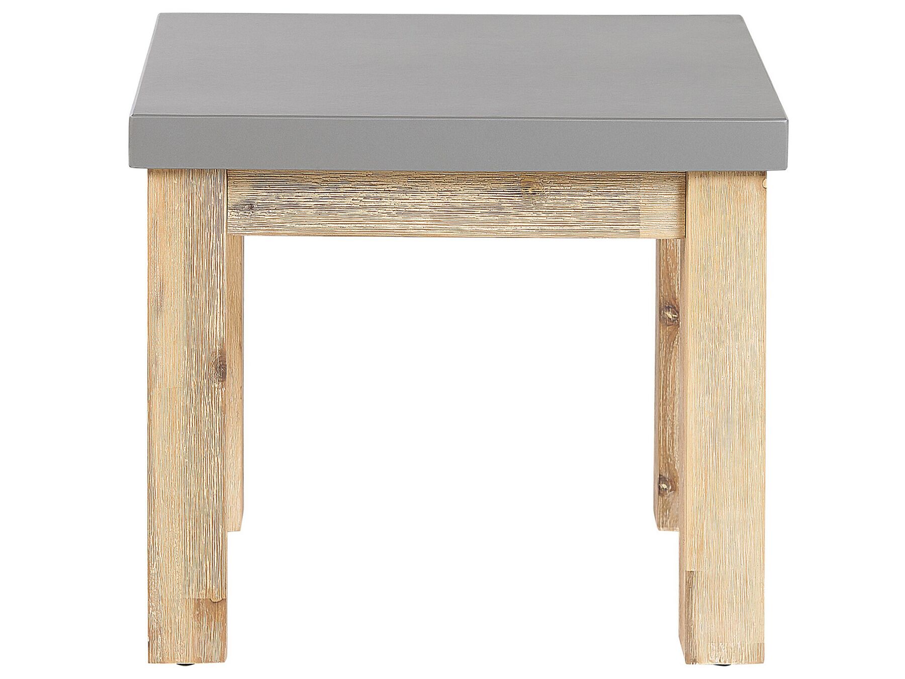 Garden Dining Set with Stools 6 Seater OSTUNI Concrete Grey