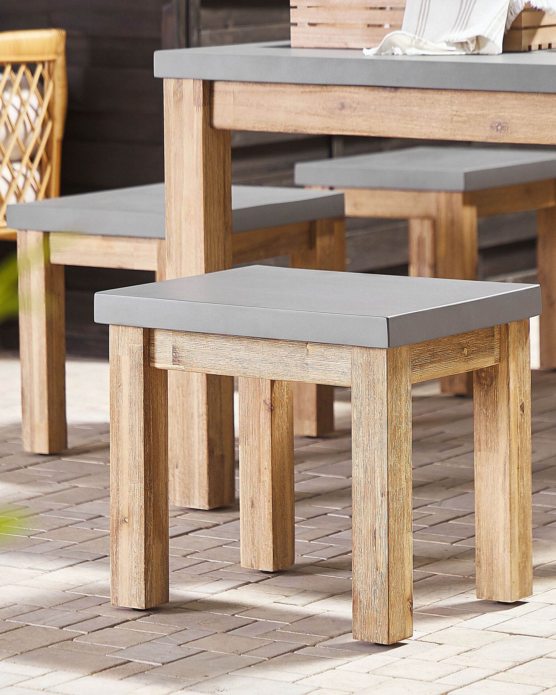 Garden Chair OSTUNI Concrete Grey