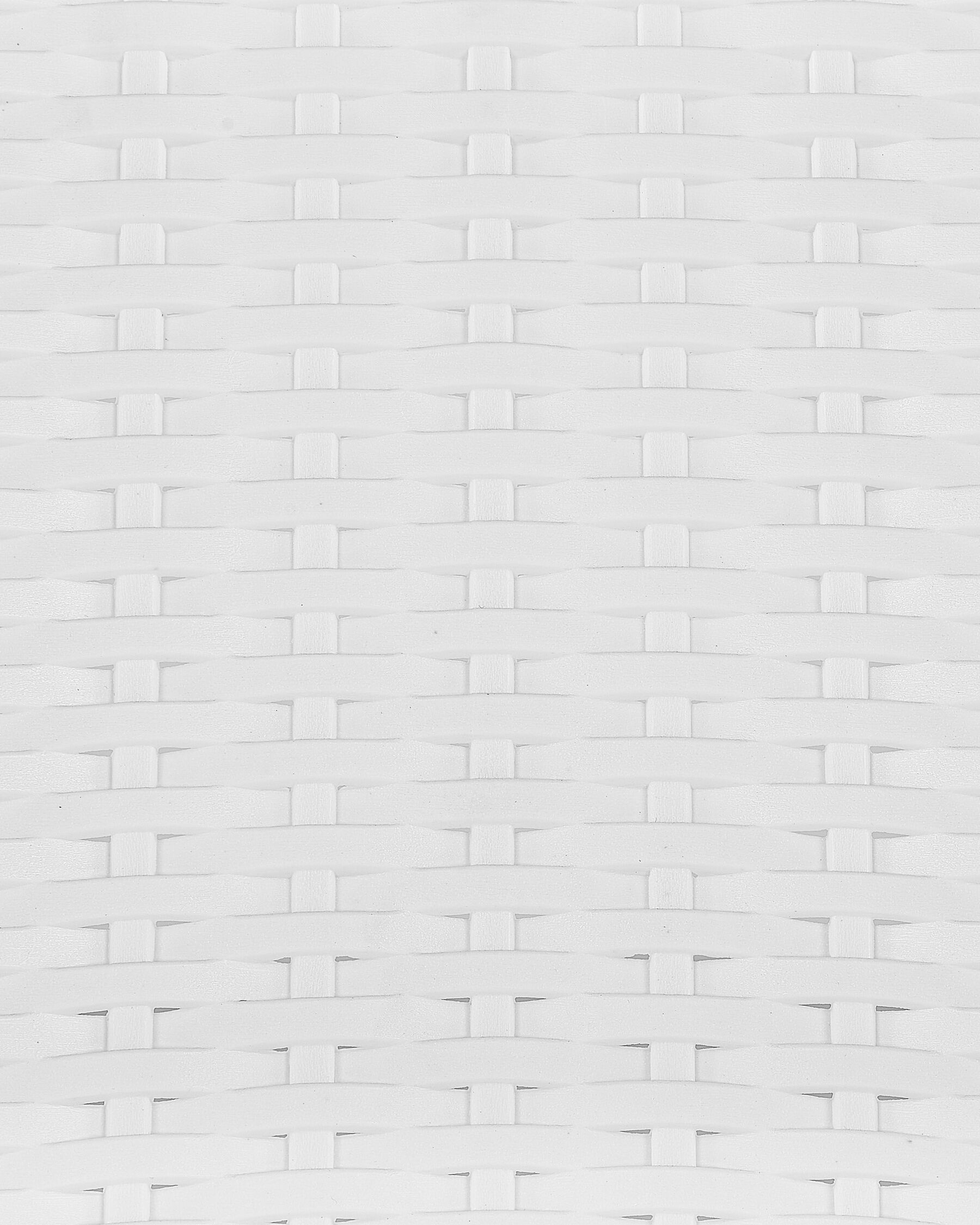Set of 2 Garden Chairs FOSSANO Synthetic Material White