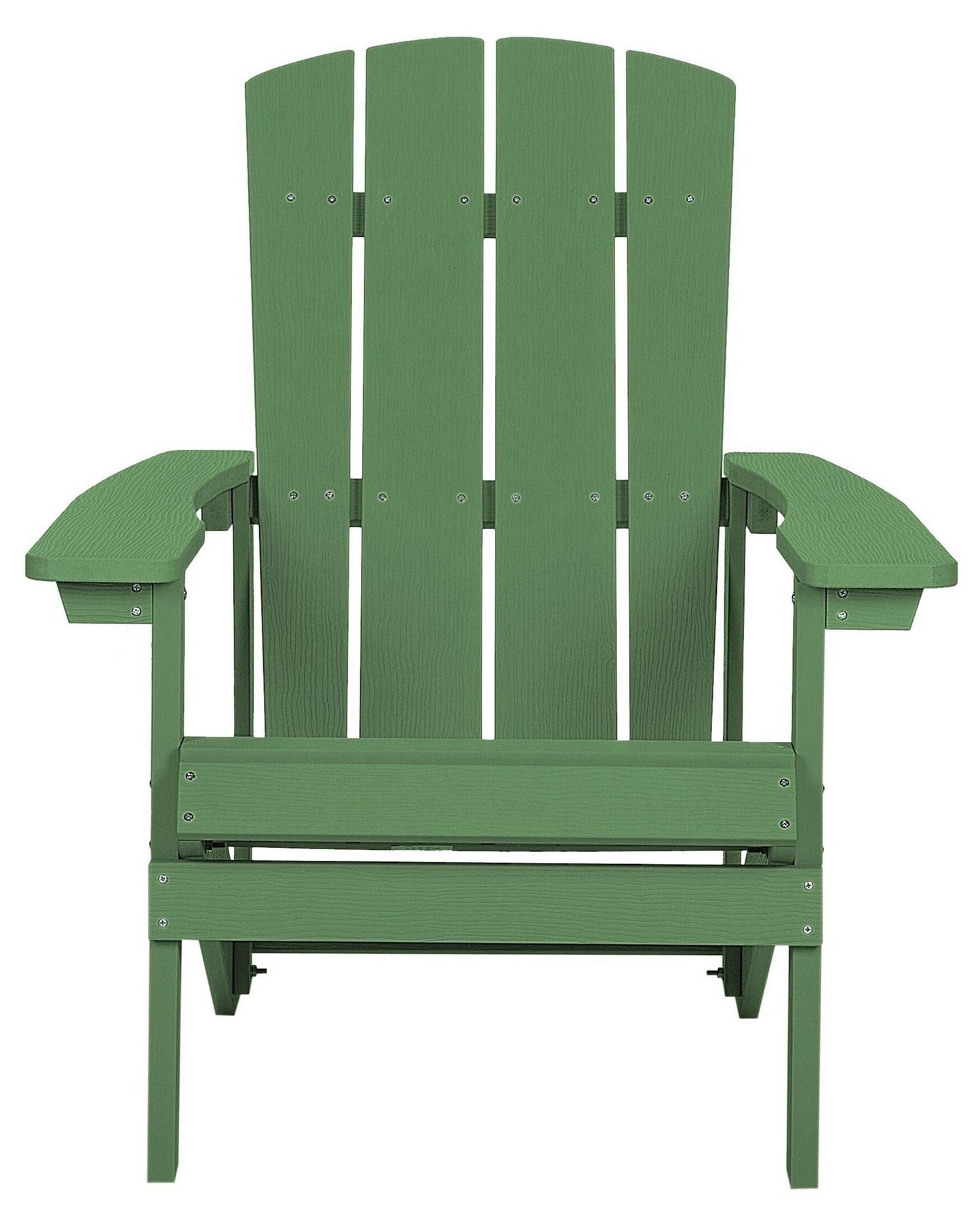 Garden Chair ADIRONDACK with Footstool Green