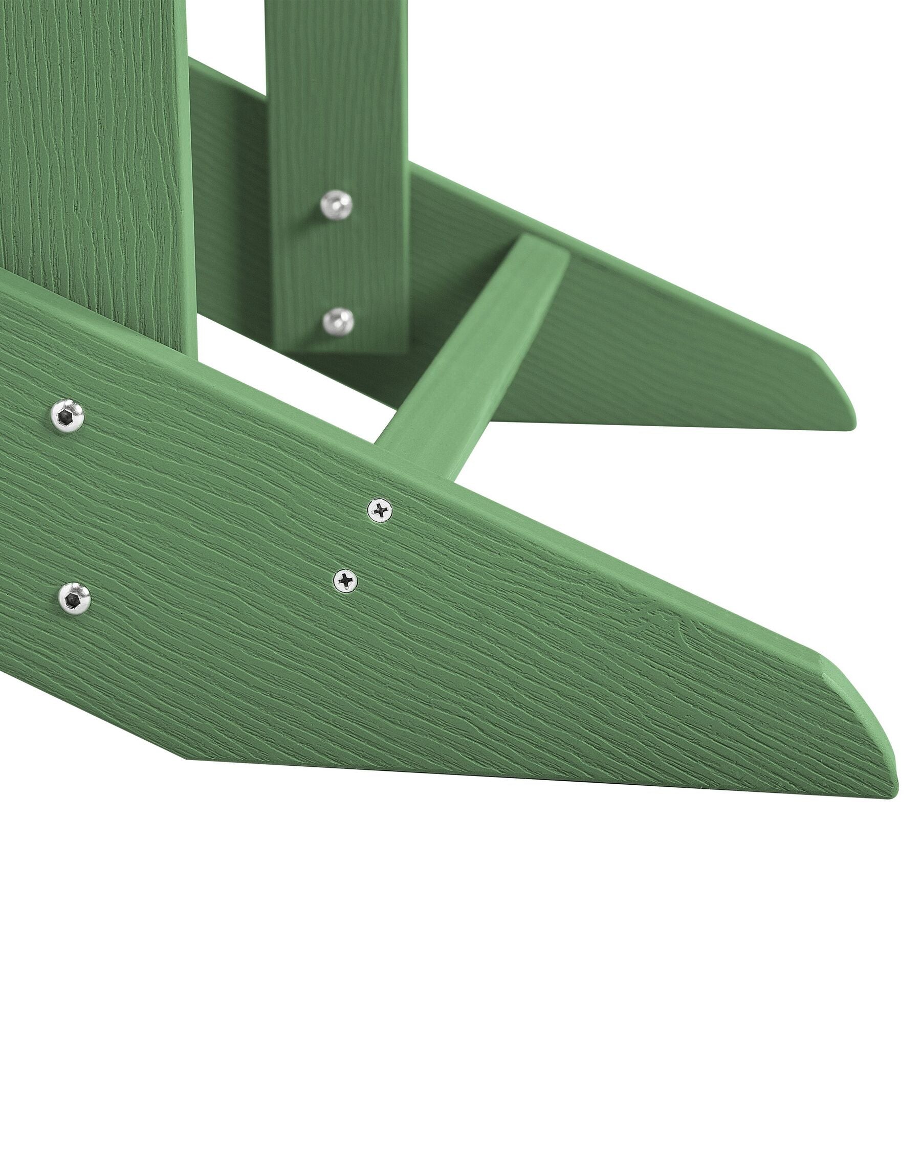 Garden Chair ADIRONDACK with Footstool Green
