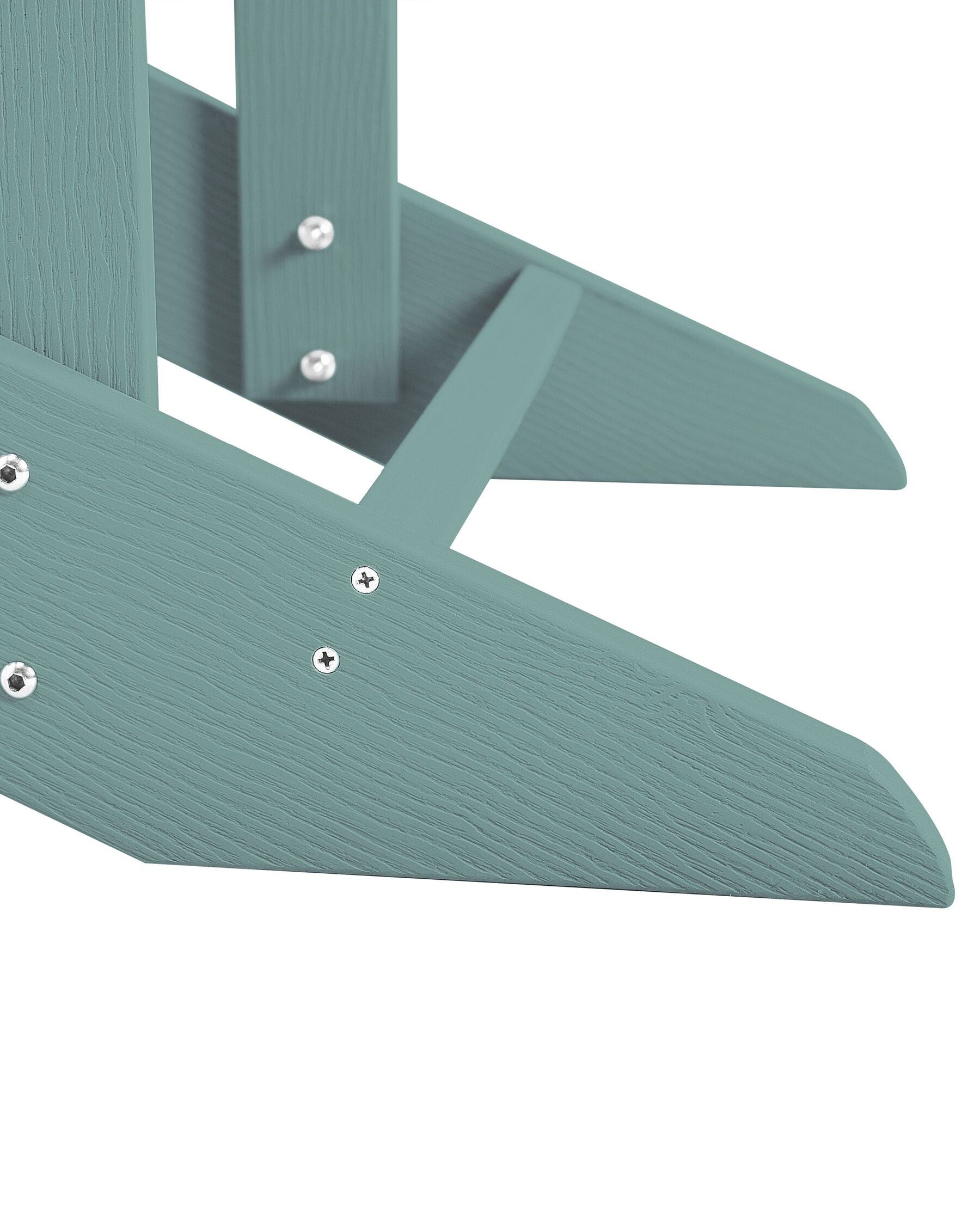 Garden Chair ADIRONDACK with Footstool Turquoise