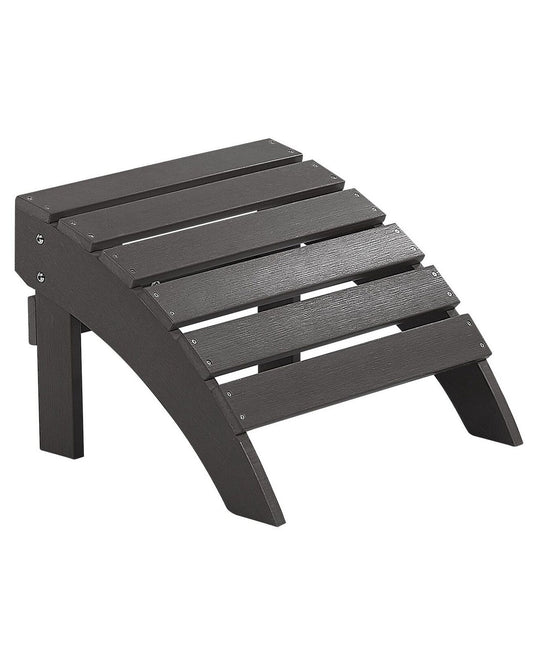Garden Footstool ADIRONDACK Dark Grey