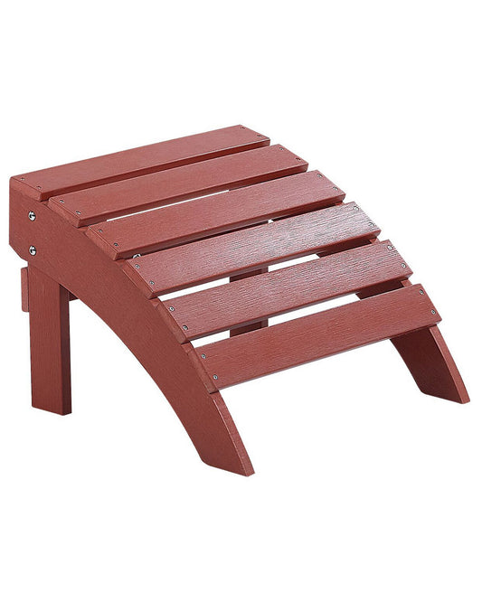 Garden Footstool ADIRONDACK Red