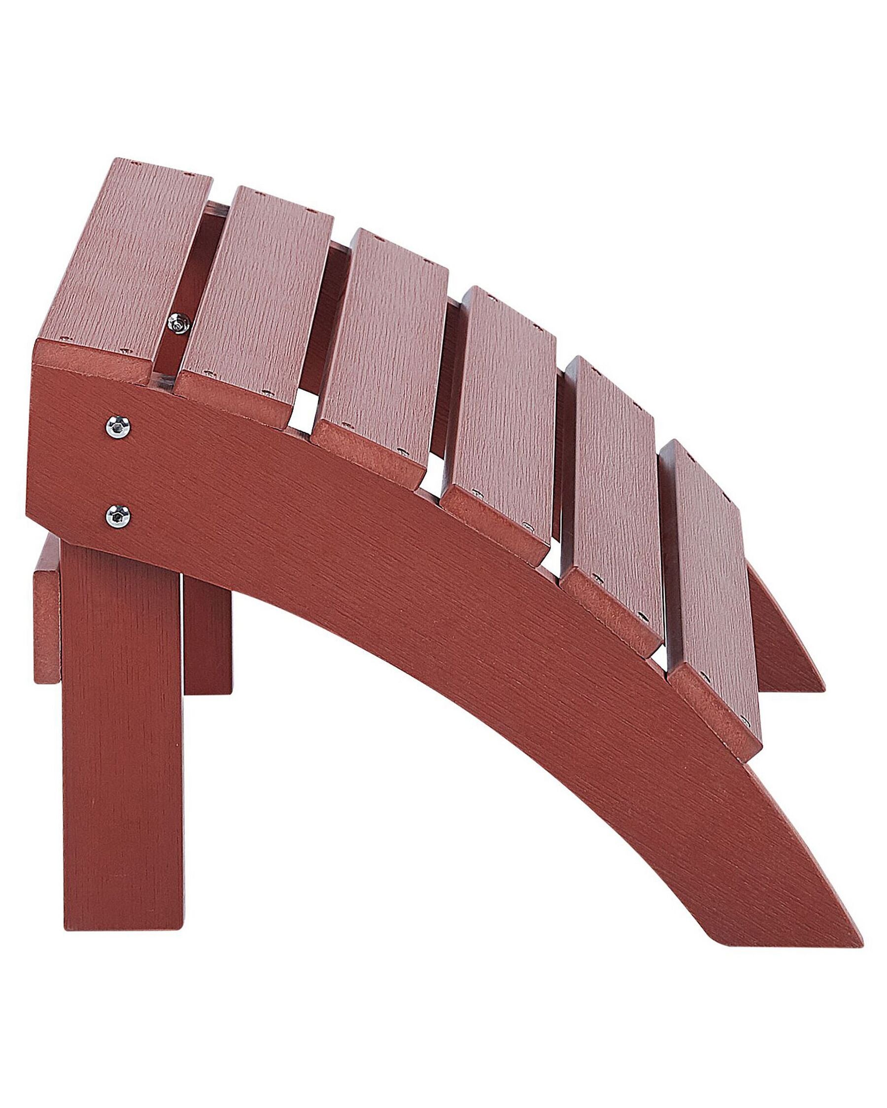 Garden Footstool ADIRONDACK Red