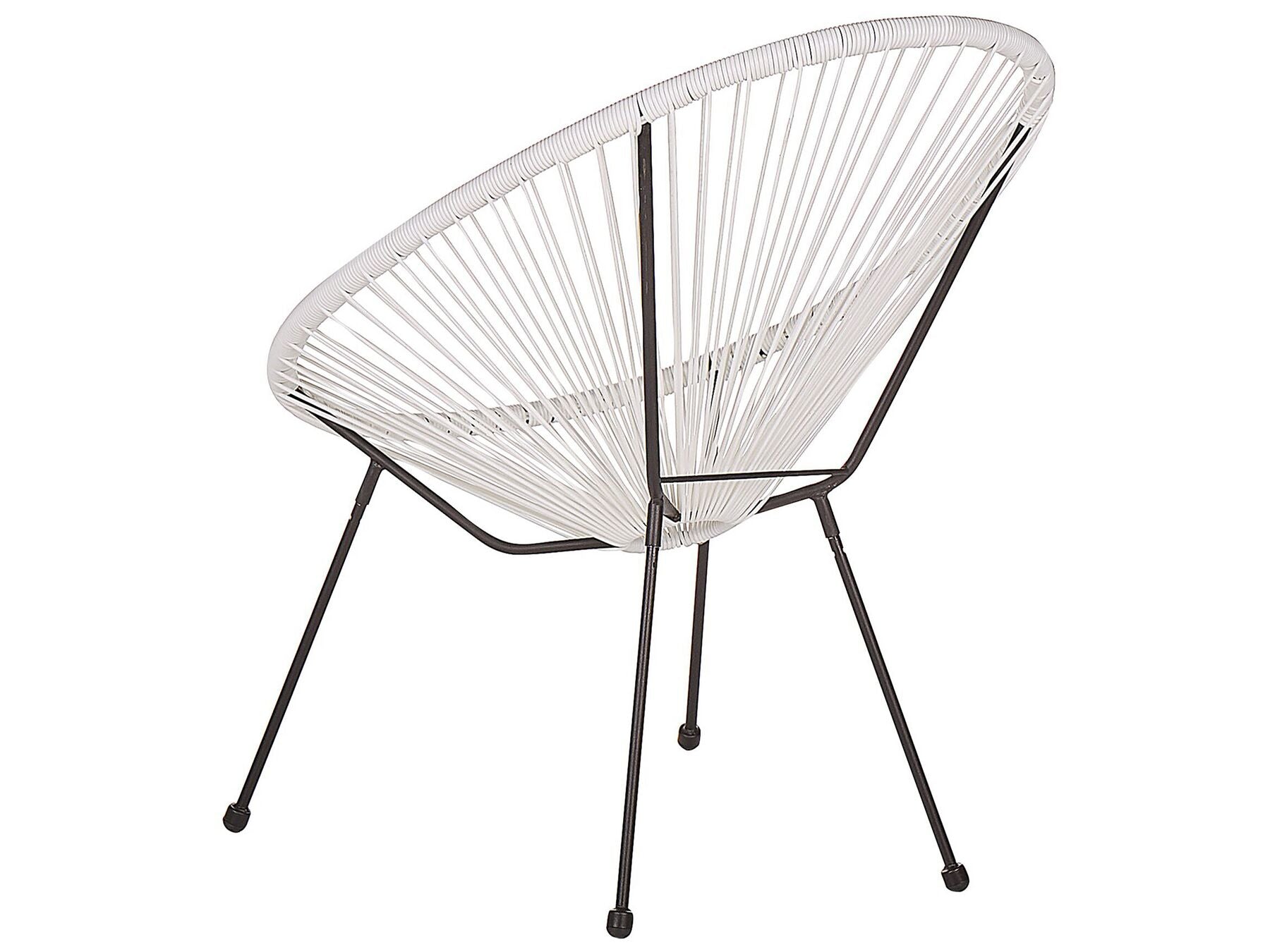 Bistro Set ACAPULCO II PE Rattan White
