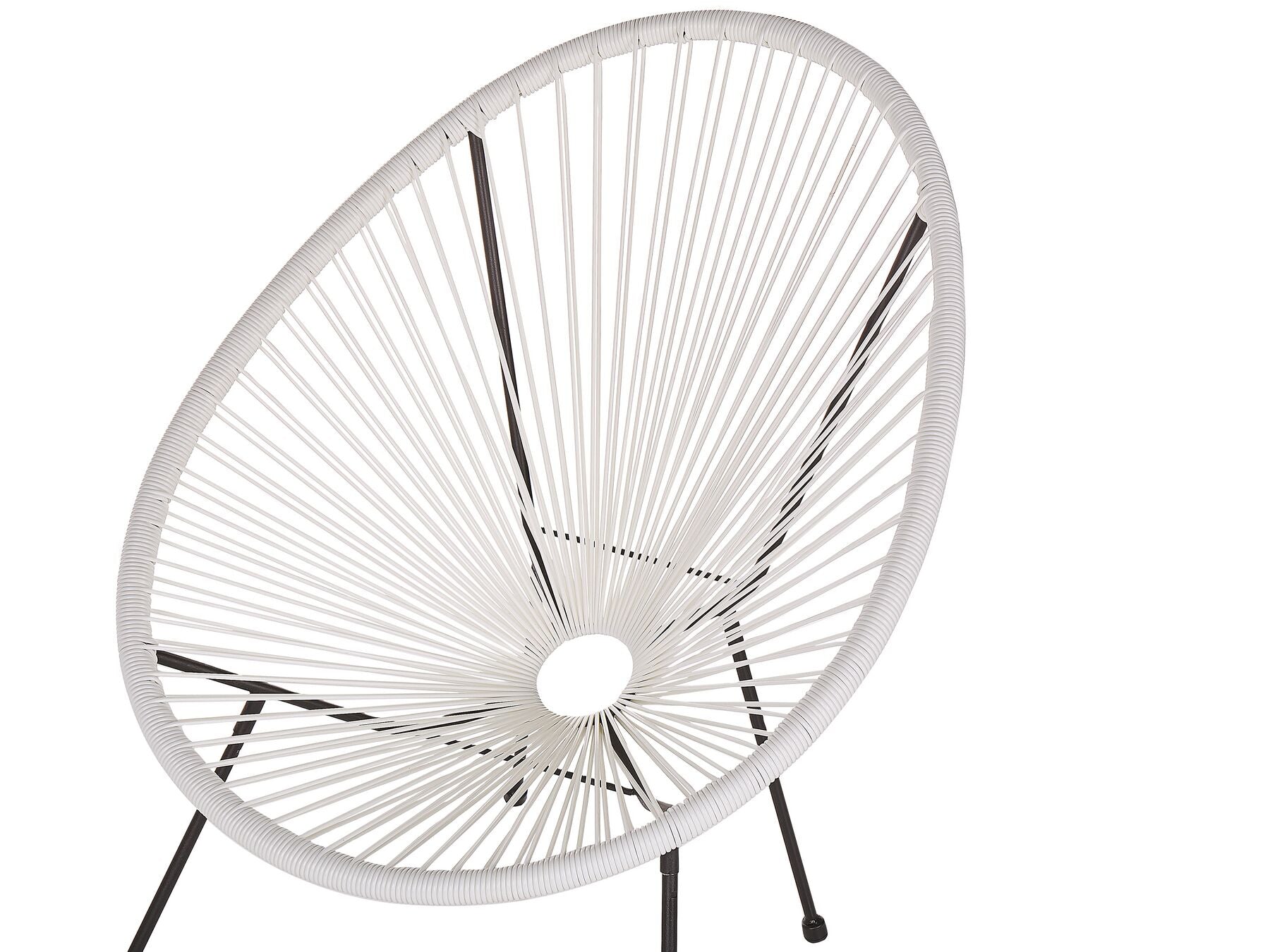 Bistro Set ACAPULCO II PE Rattan White