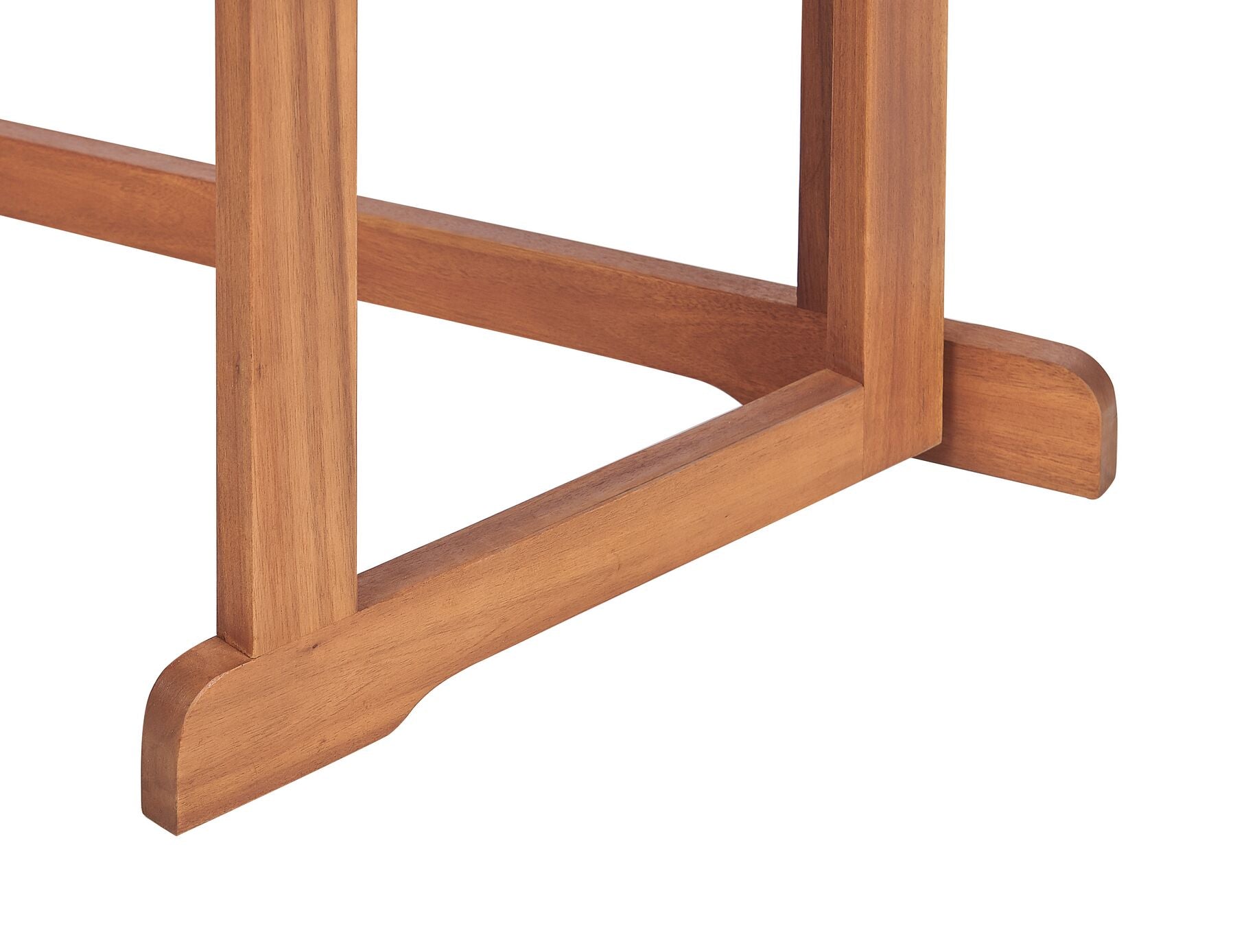Balcony Dining Set 4 Seater TREIA Acacia Wood Brown