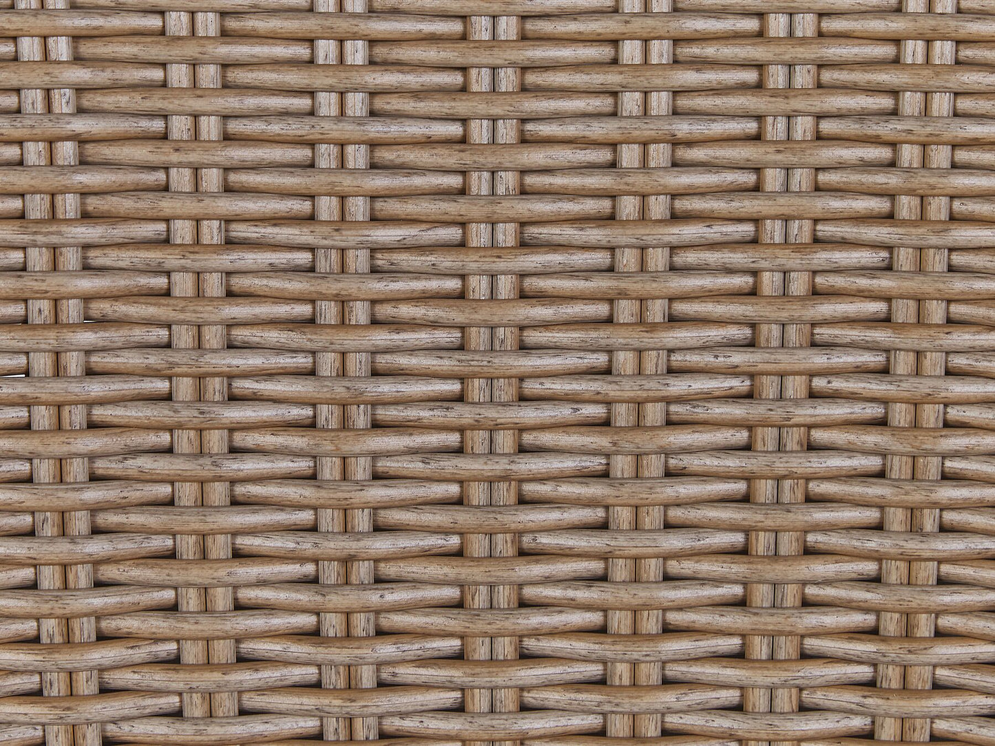 Bistro Set with Cushions ORTIGIA PE Rattan Light Beige Beige