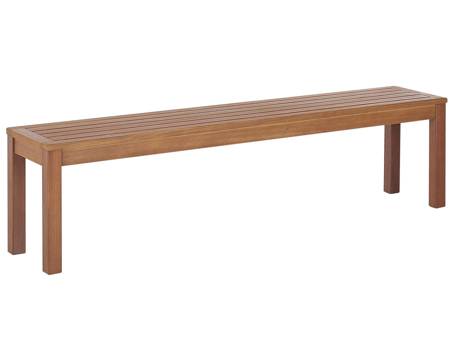 Garden Dining Set with Benches 6 Seater MONSANO Eucalyptus Wood Brown