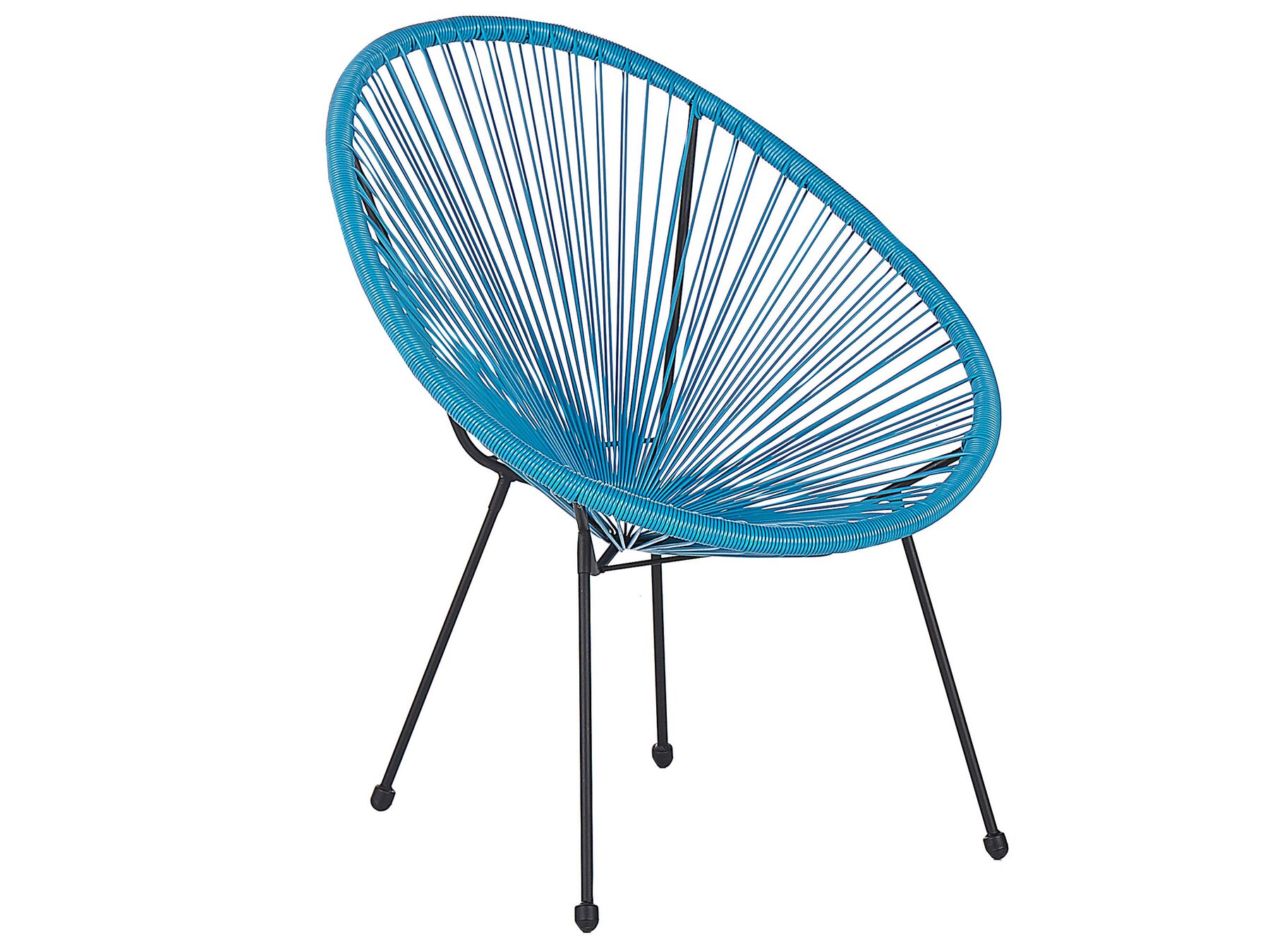 Bistro Set ACAPULCO II PE Rattan Blue
