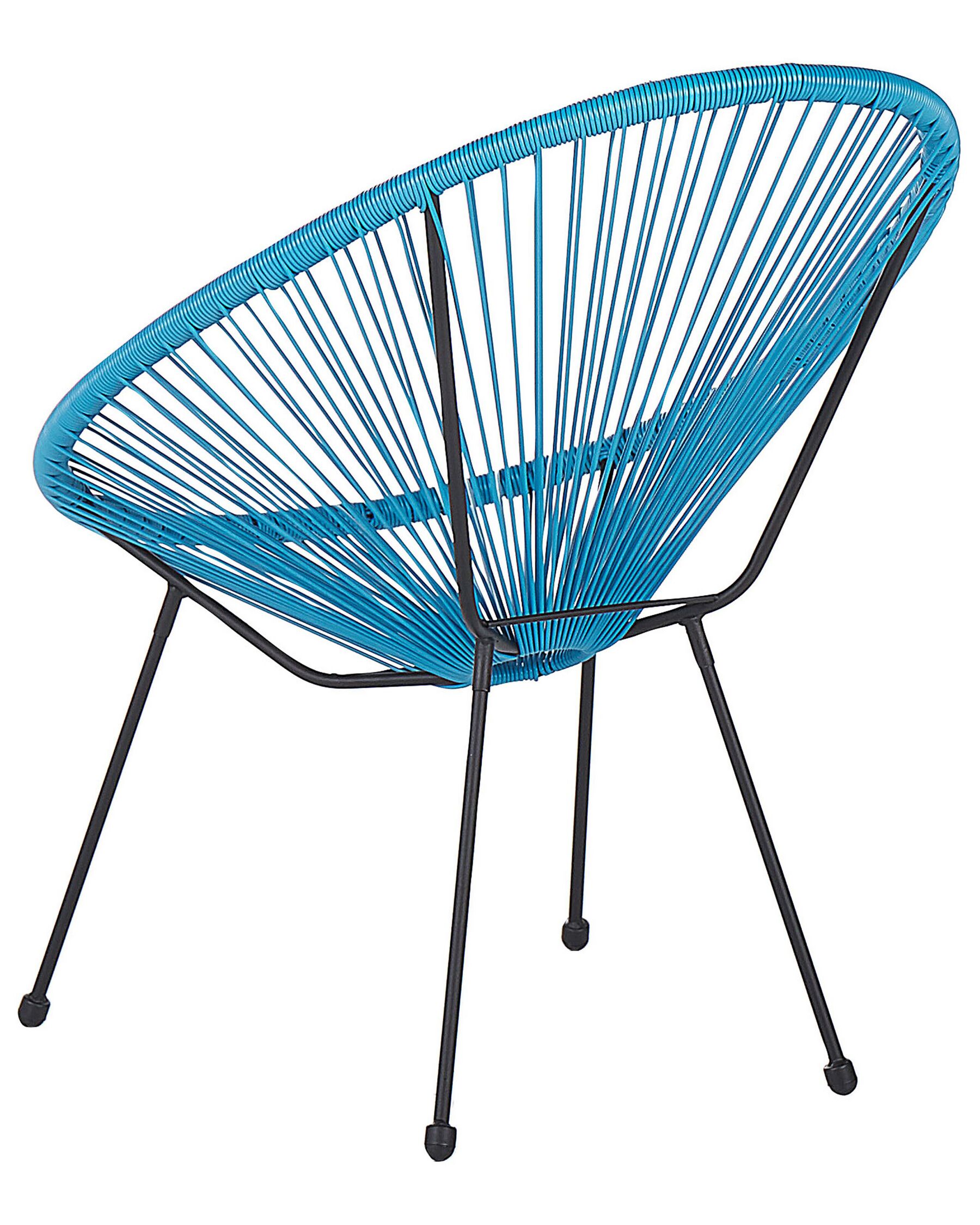 Garden Chair ACAPULCO II PE Rattan Blue