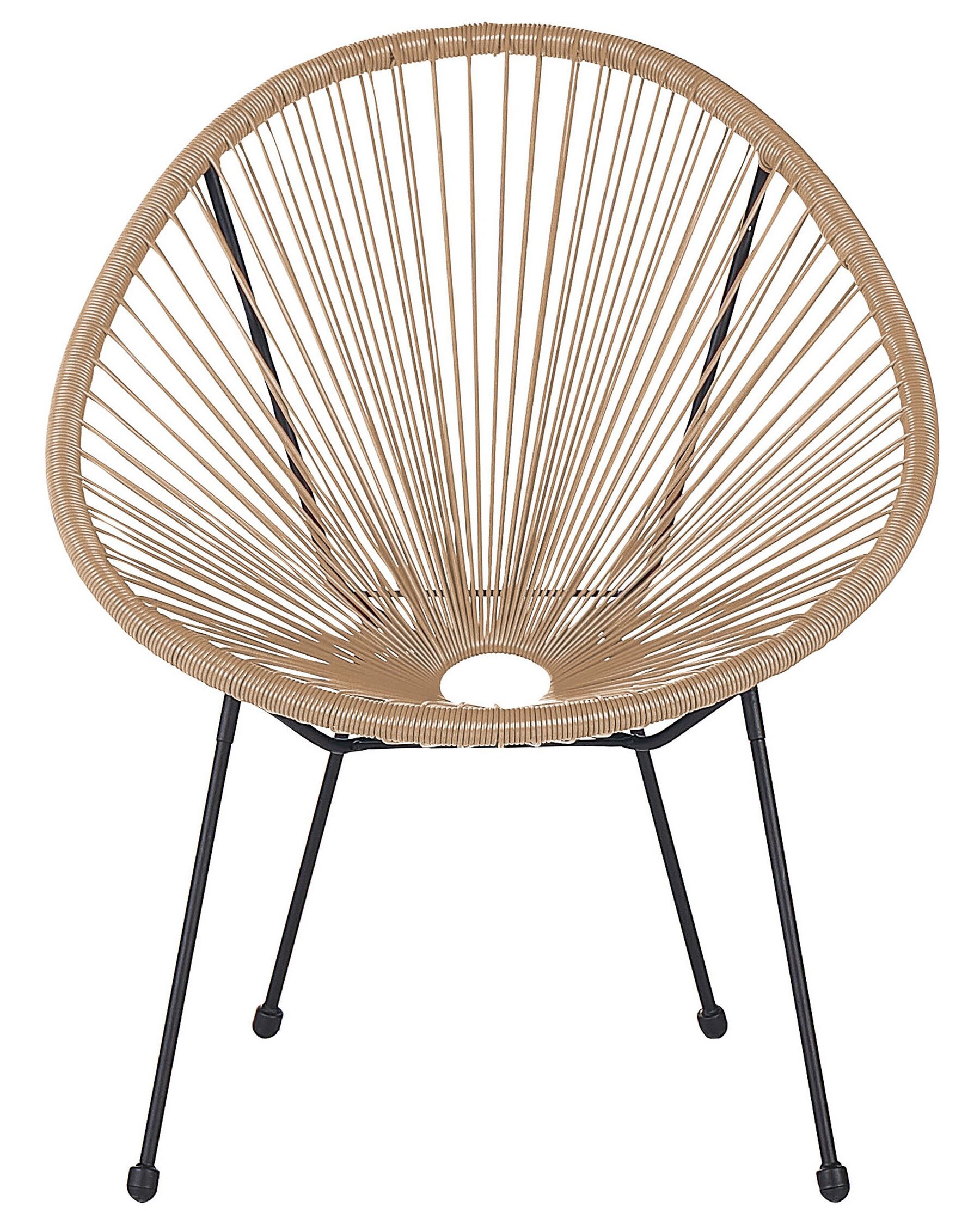 Garden Chair ACAPULCO II PE Rattan Natural