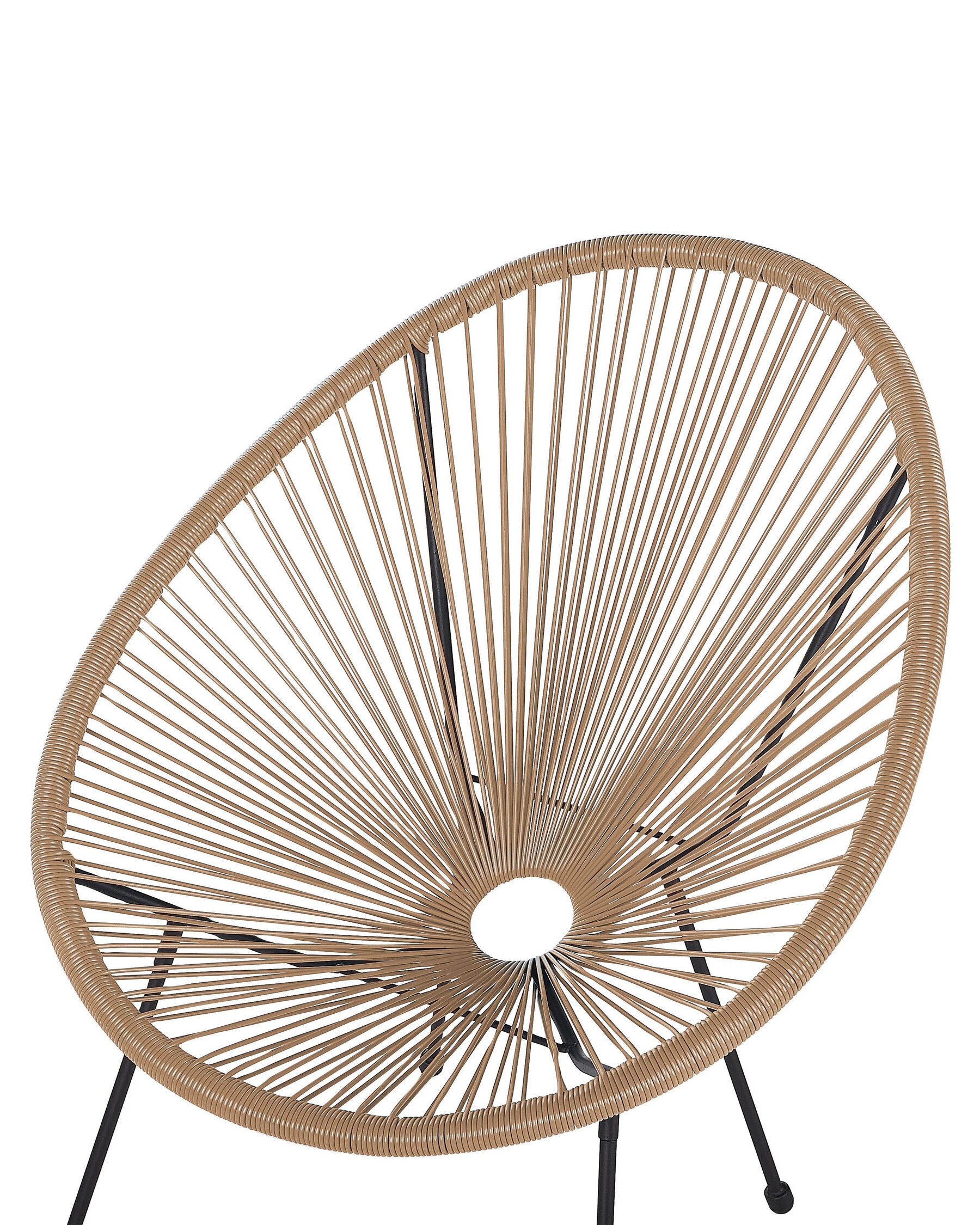 Garden Chair ACAPULCO II PE Rattan Natural