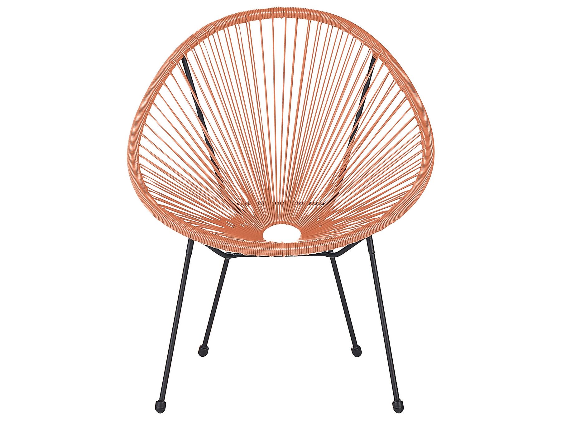 Bistro Set ACAPULCO II PE Rattan Orange