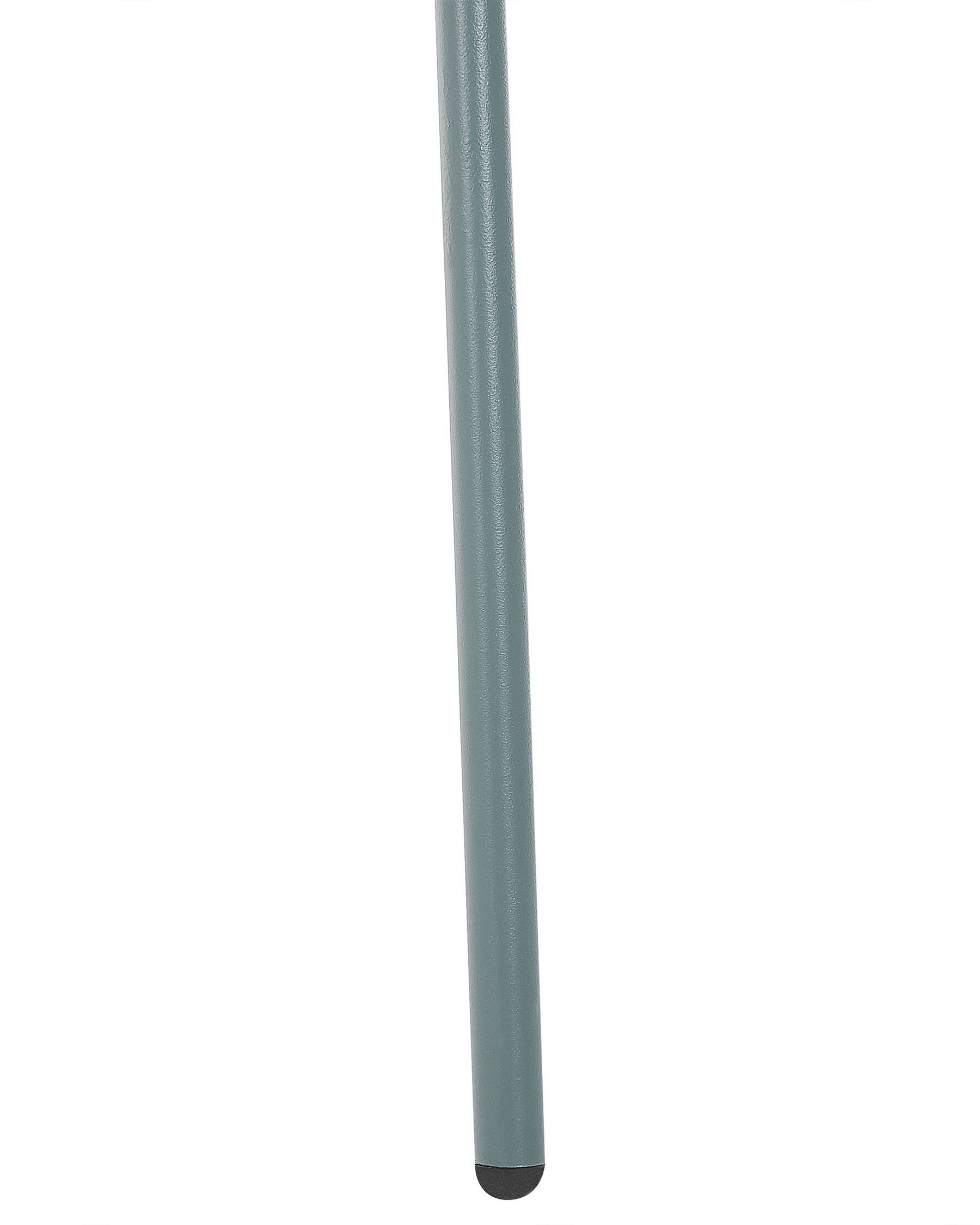 Set of 4 Garden Chairs CALVI Metal Light Blue