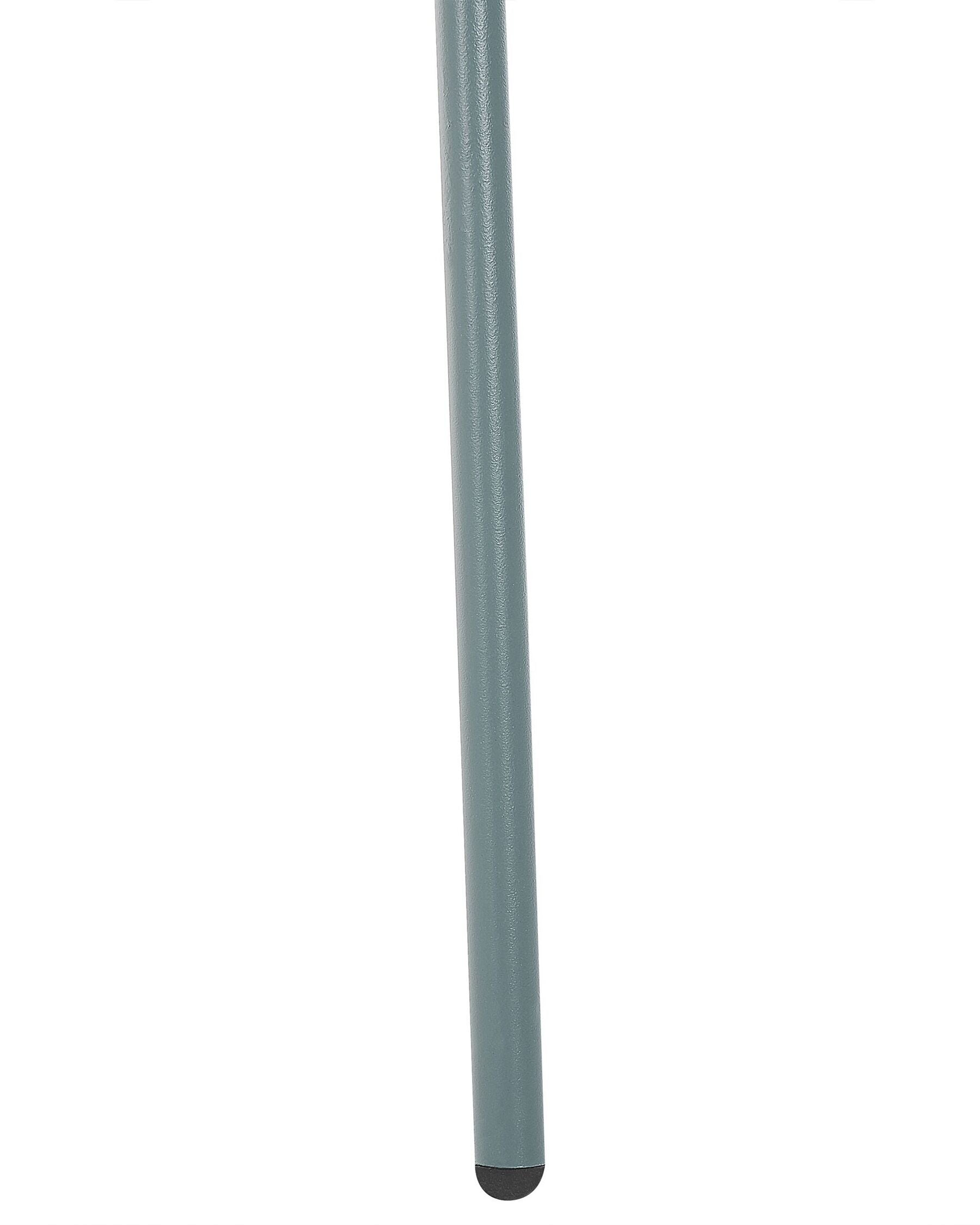 Set of 8 Chairs CALVI Metal Light Blue