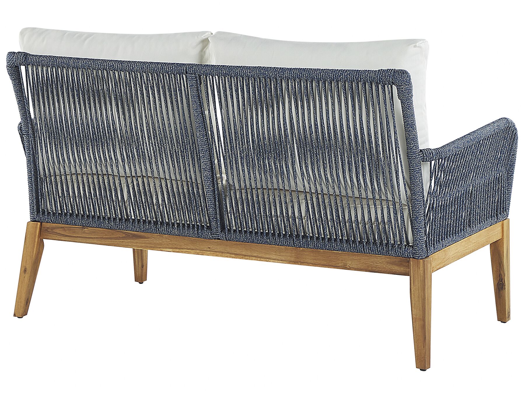 Garden Lounge Set with Table 4 Seater MERANO Acacia Wood Off-White