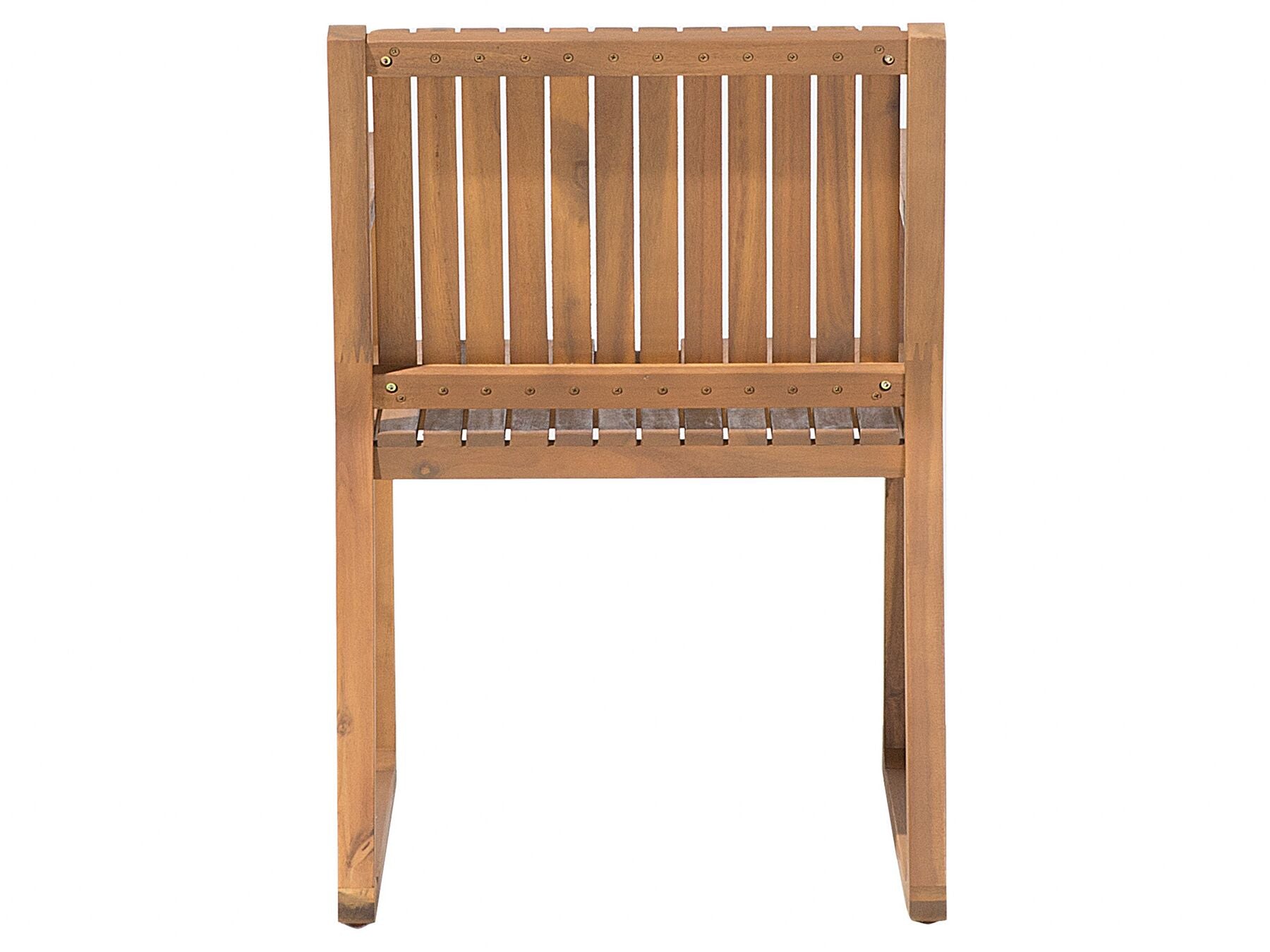 Garden Dining Set 6 Seater SASSARI Acacia Wood Brown
