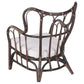 Garden Lounge Set with Table 4 Seater BRINDISI Rattan Dark Brown