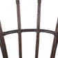 Garden Lounge Set with Table 4 Seater BRINDISI Rattan Dark Brown
