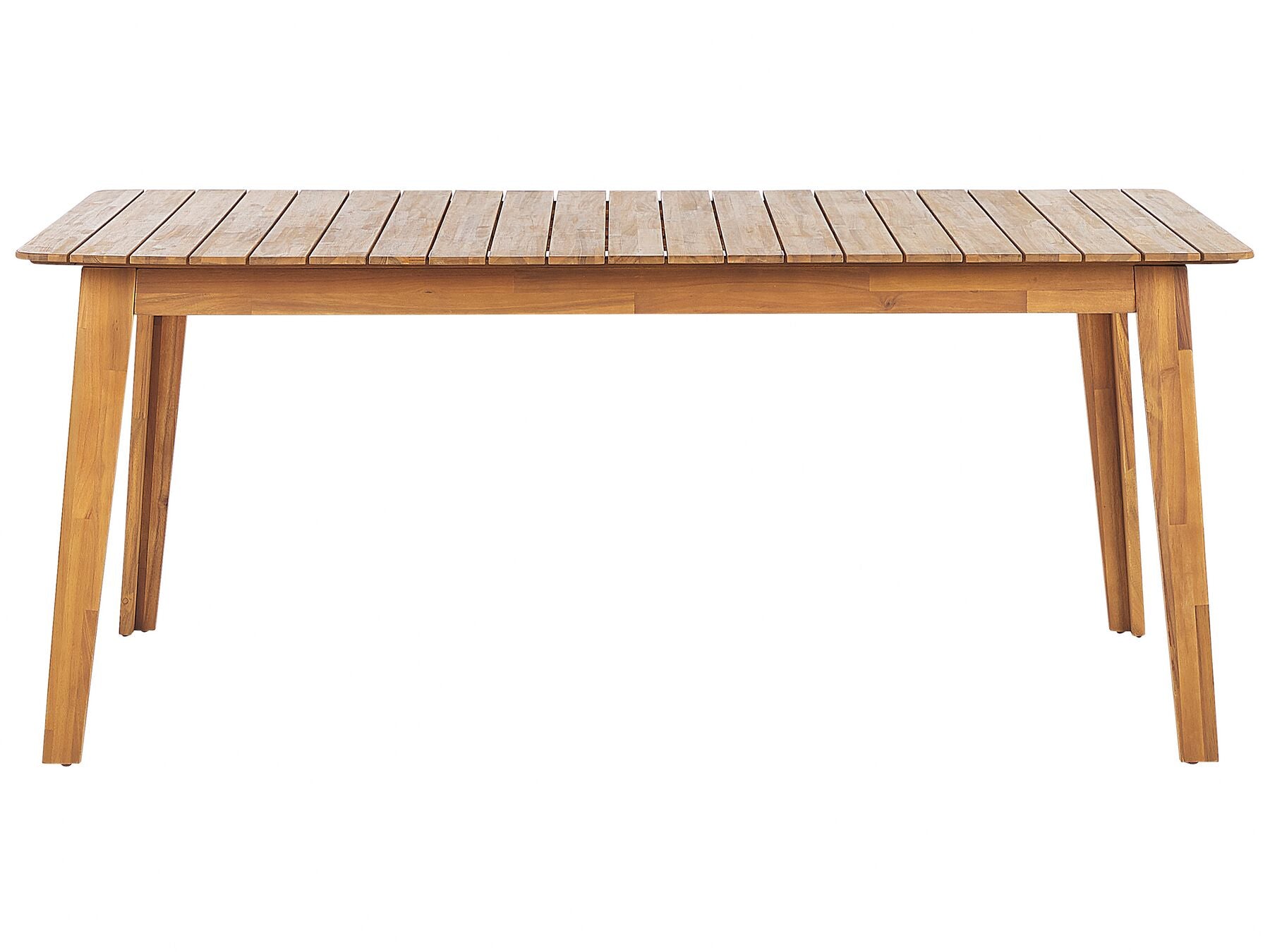 Garden Dining Set 6 Seater FORNELLI Acacia Wood Brown
