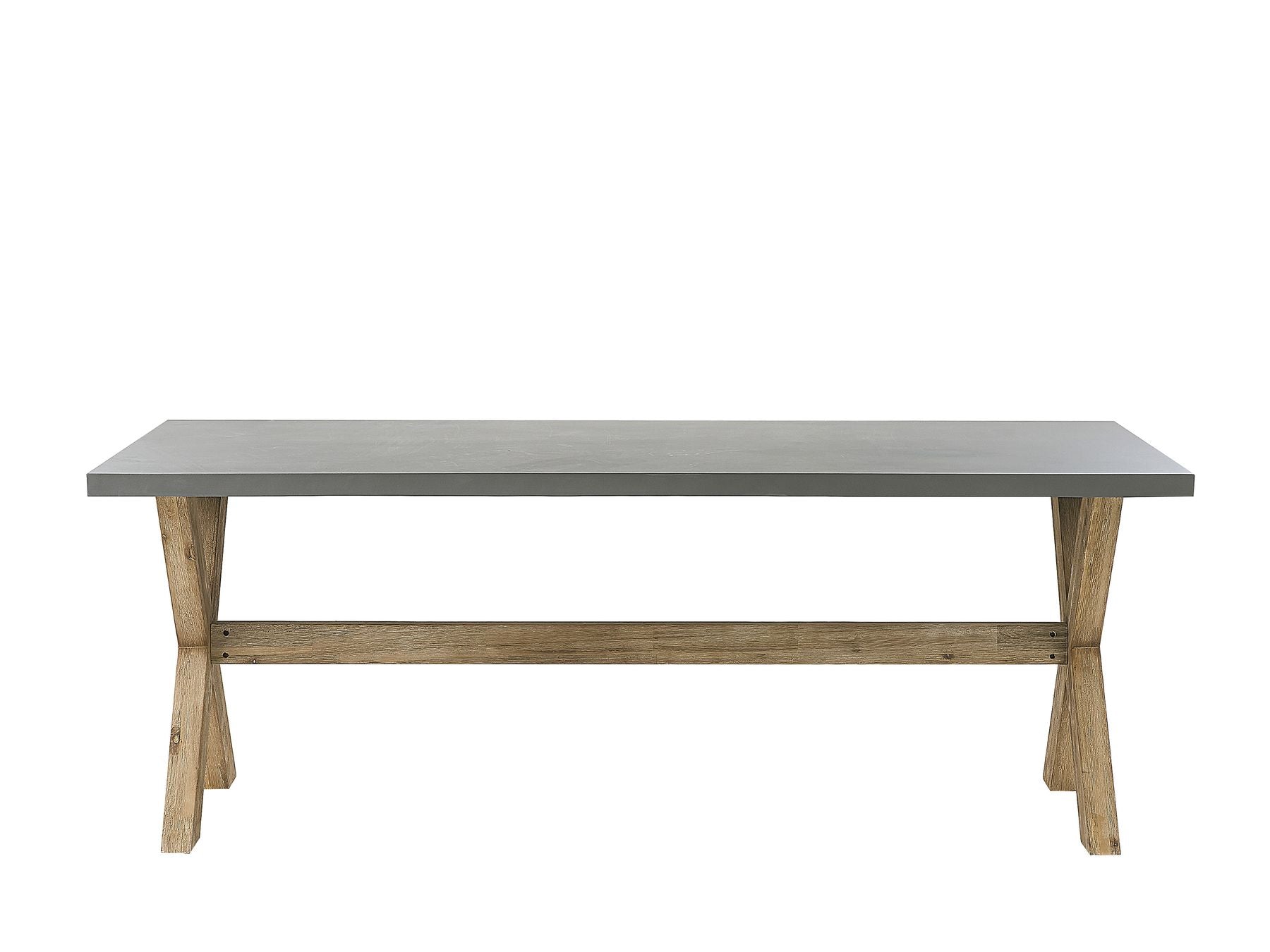 Garden Dining Set 4 Seater MAROS/OLBIA with Cushions Concrete Light Brown