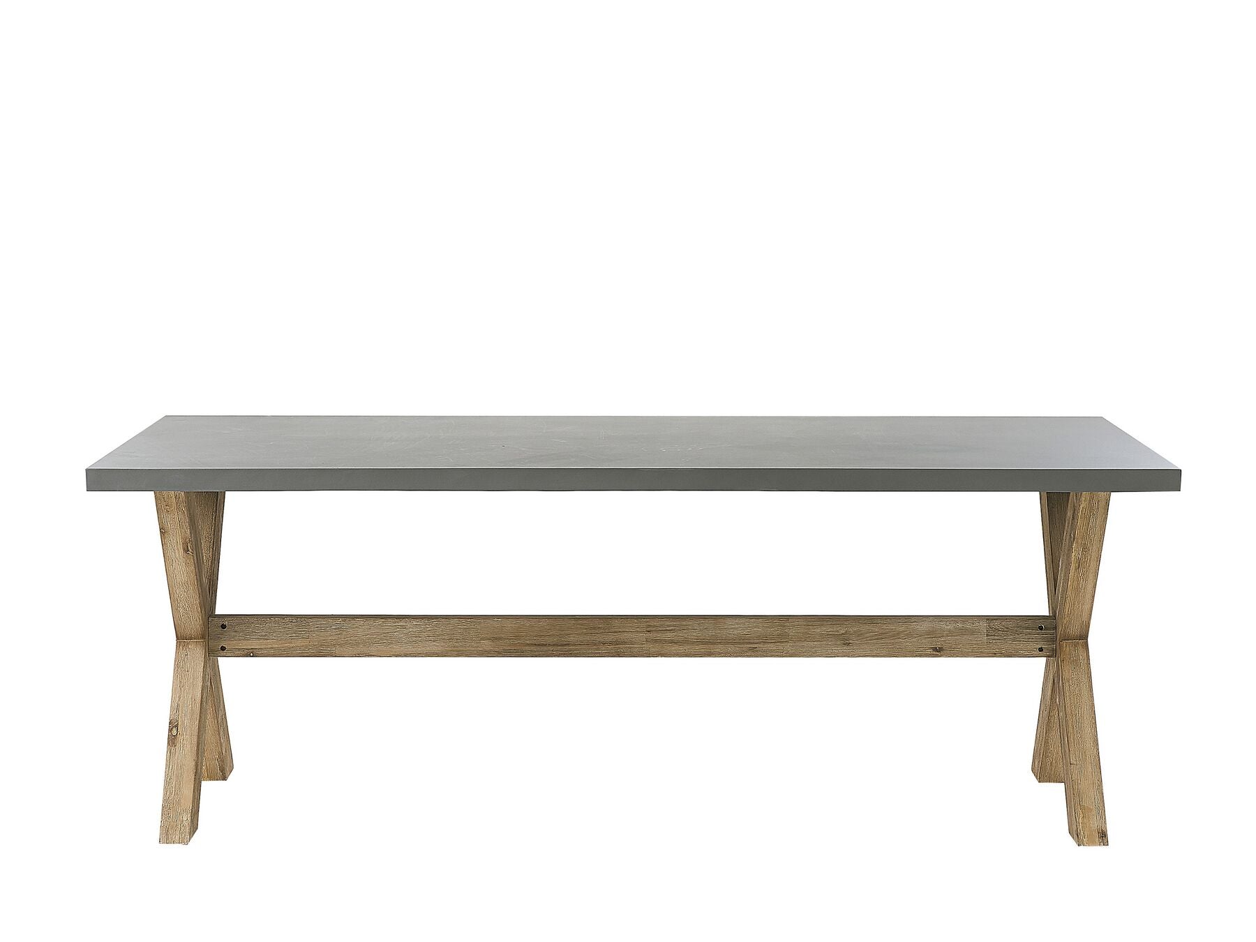 Garden Dining Set 4 Seater SUSUA/OLBIA with Cushions Concrete Light Brown