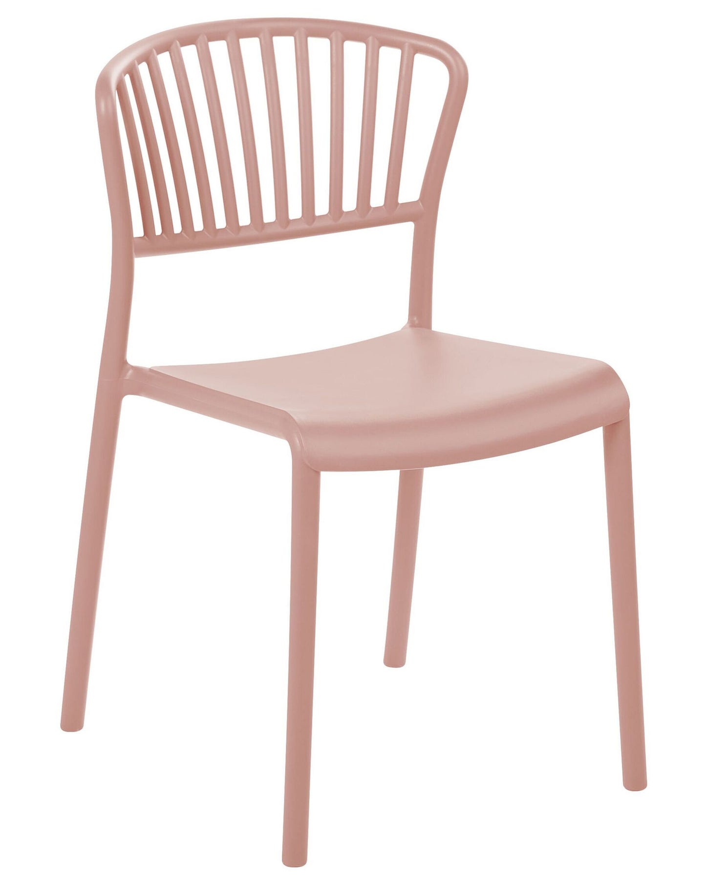Set of 4 Garden Chairs GELA Pastel Pink