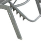 Steel Garden Sun Lounger Grey VERNAZZA