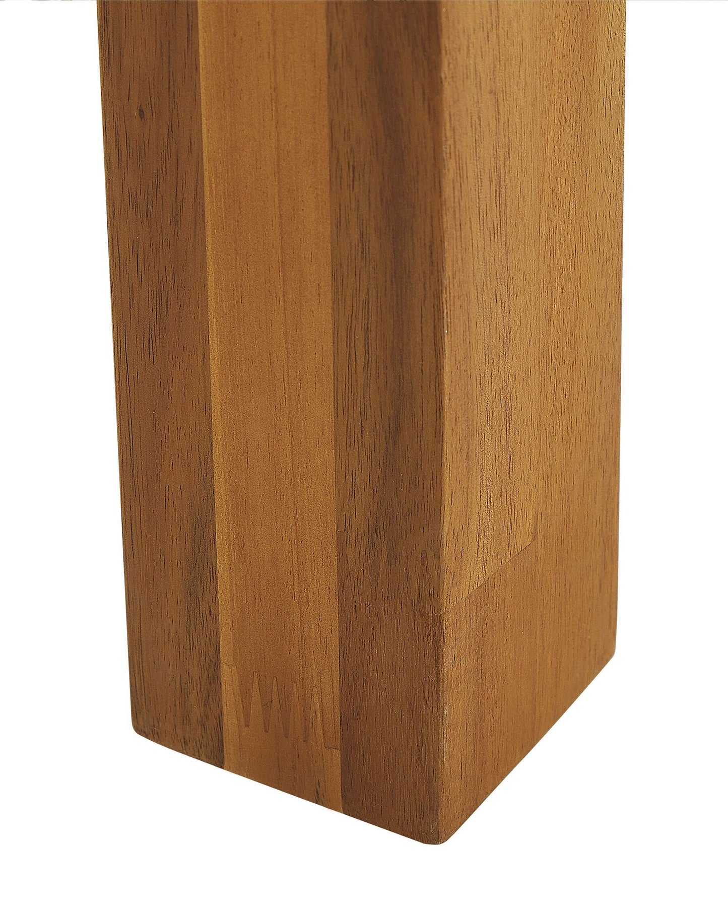 Set of 4 Garden Chairs LIVORNO Acacia Wood Brown