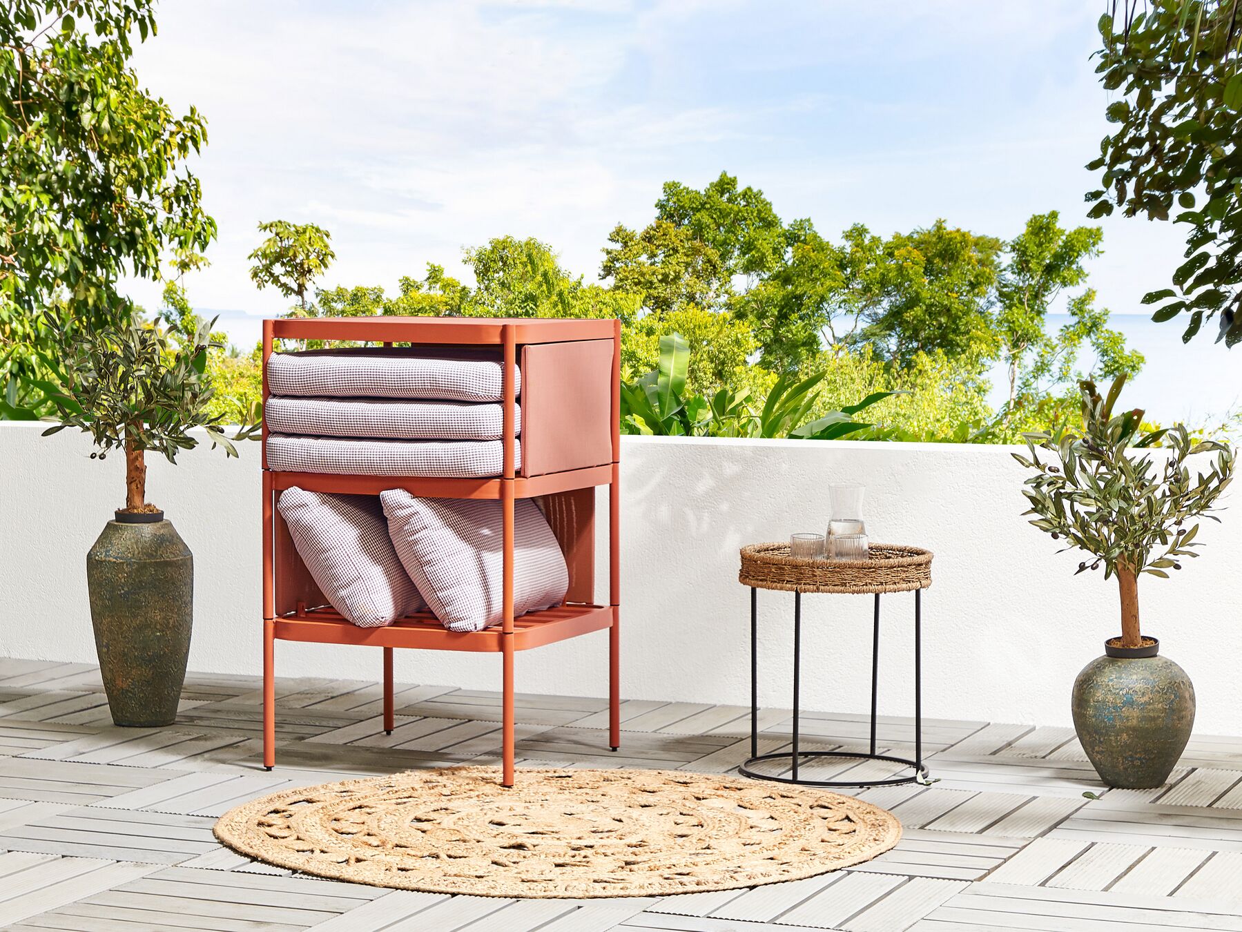 garden sofa 2 seater susua rattan natural