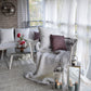 Garden Lounge Set with Table 4 Seater RAGUSA PE Rattan Off-White