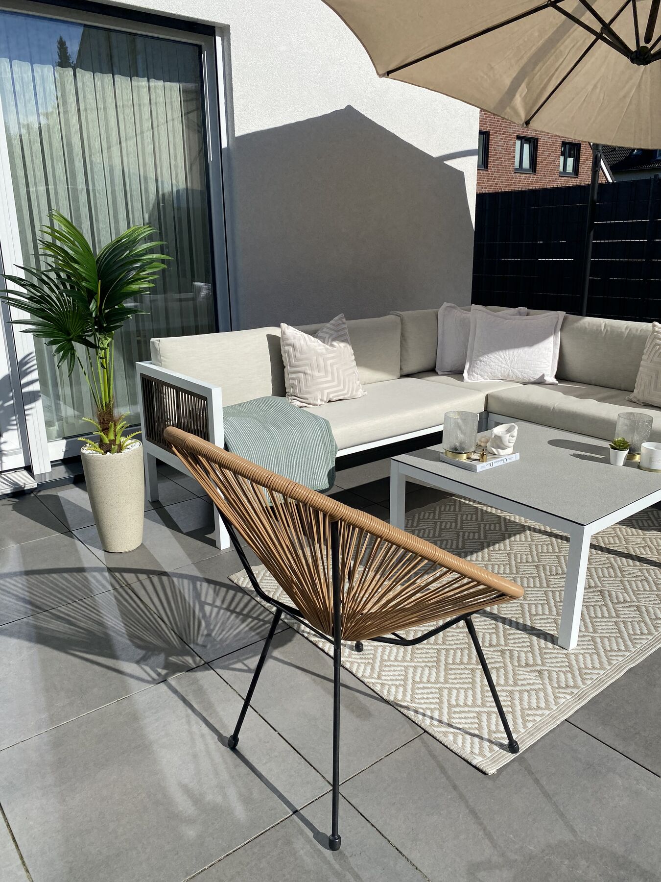 Garden Chair ACAPULCO II PE Rattan Natural