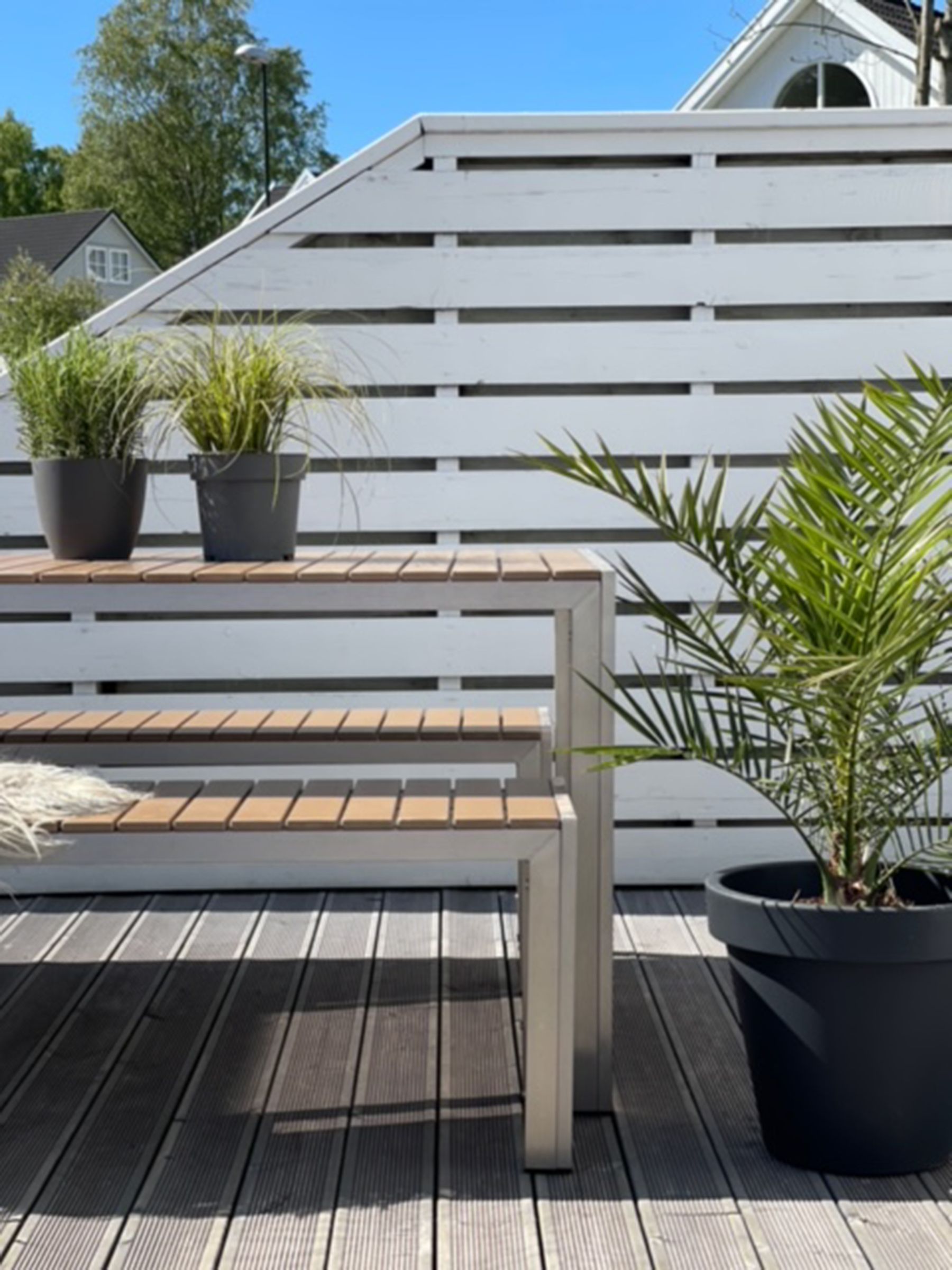 Garden Dining Set with Benches 6 Seater NARDO Brown