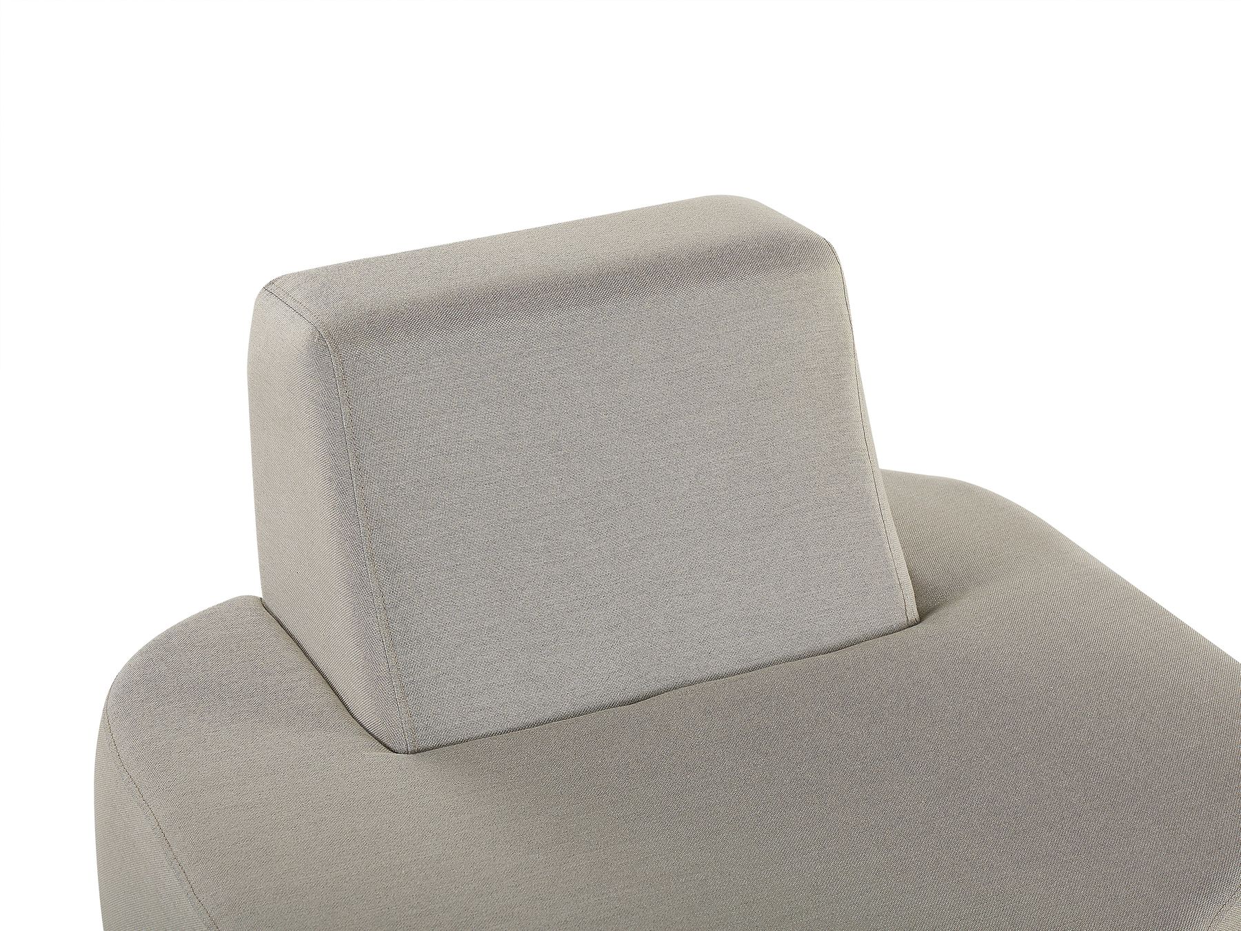 Garden Lounge Set with Table 4 Seater FABRO Modular Light Grey