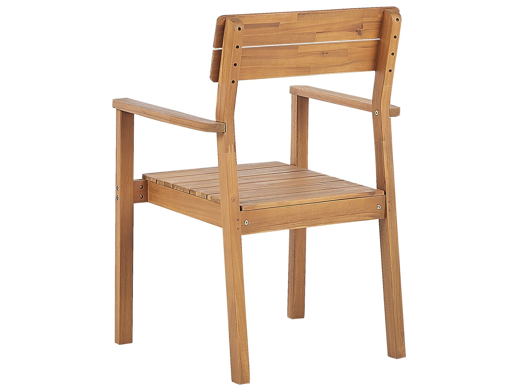 Garden Dining Set 4 Seater FORNELLI Acacia Wood Brown